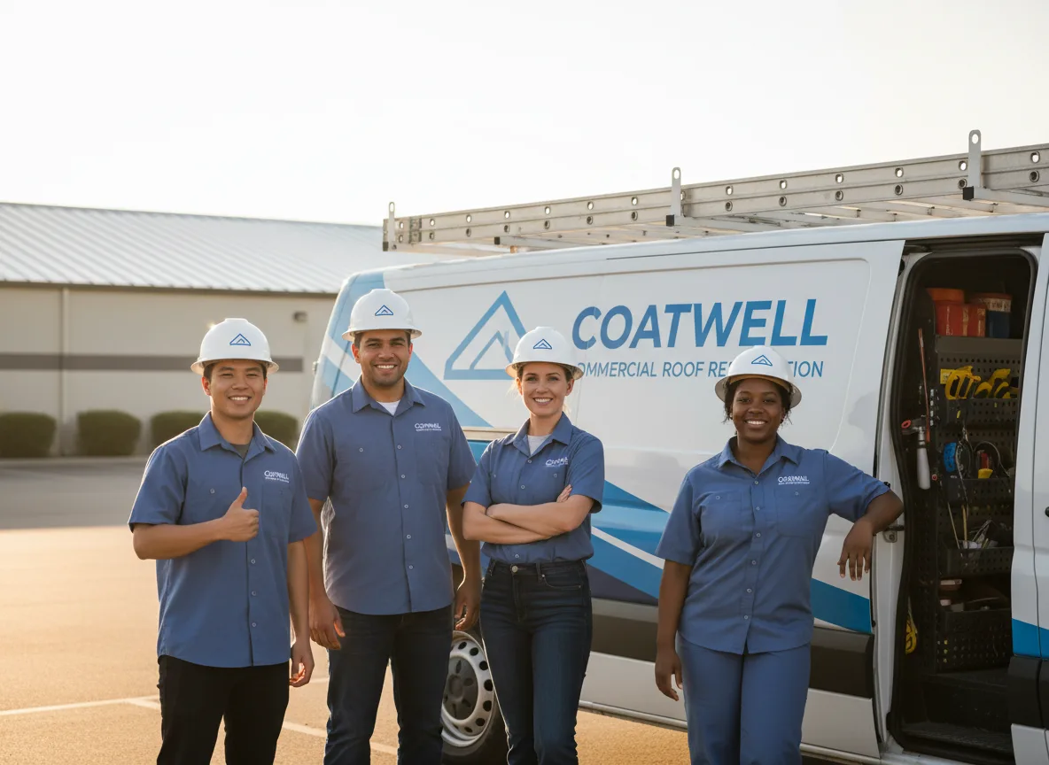 Commercial roof coating company in Lyons, MI